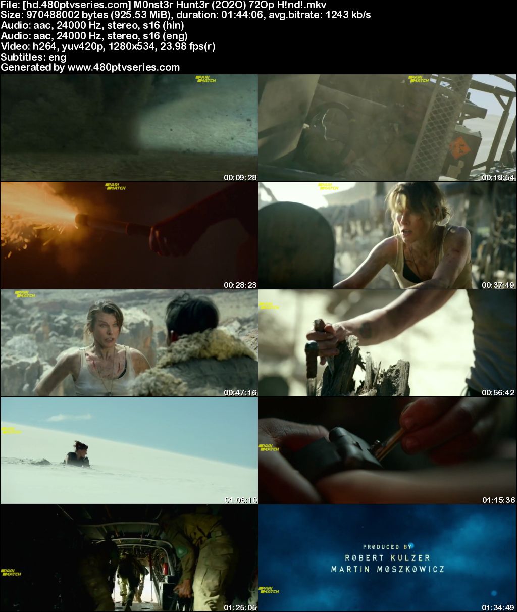 Monster Hunter 2020 900MB Full Hindi Dual Audio Movie Download